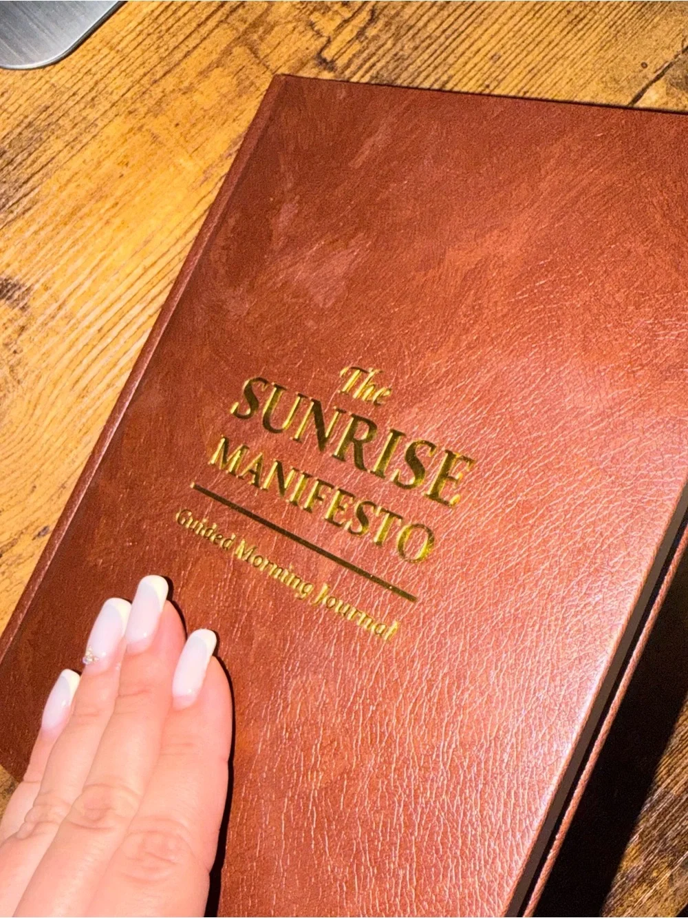 SaltWrap Sunrise Manifesto: Daily Morning Guided Journal for Gratitude New